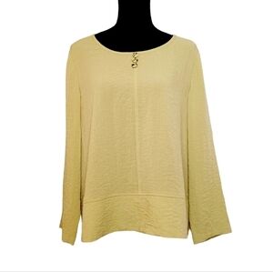 Habitat Lagenlook Pullover Cropped Tunic Blouse Top Women's Sz Med